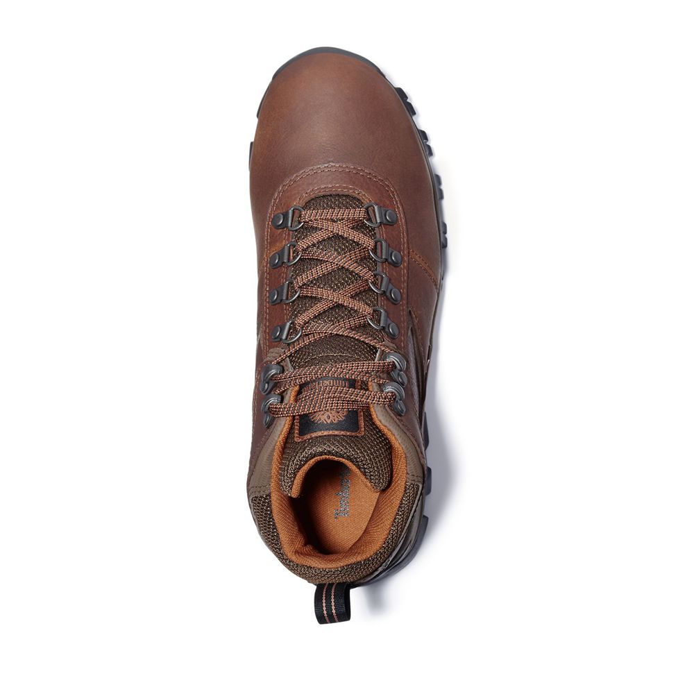 Timberland Παπούτσια Πεζοπορίας Ανδρικα Καφε - Mt. Maddsen Mid Waterproof - Greece 5892473-PQ